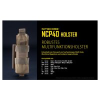 Nitecore® Nylonholster NCP40 taktischer...