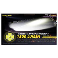 Nitecore® P20i UV 1800 Lumen Strobe taktische...