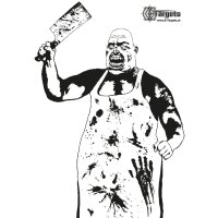 Zielscheibe Zombie Butcher - 10 Stück